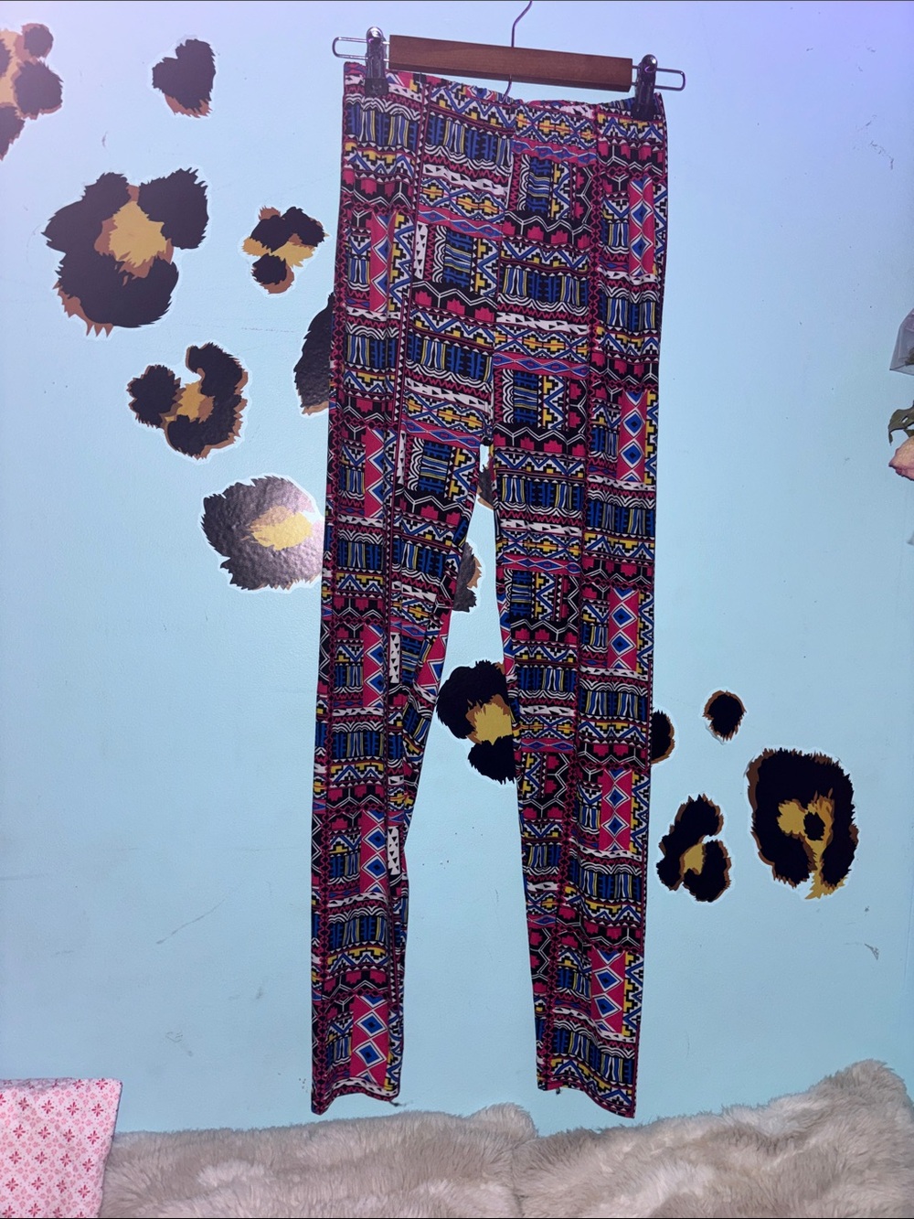 Plus Size Colorful Tribal Print Leggings
